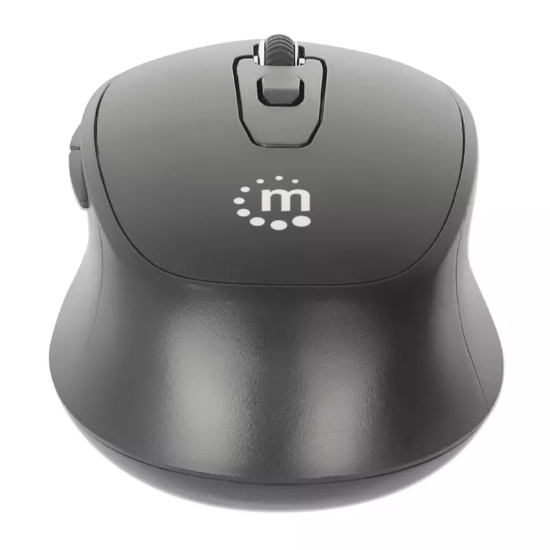 Manhattan MW6200 bezdrôtová myš, nano prijímač USB-A, čierna