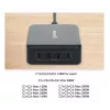 Manhattan 102667 4-portová nabíjacia stanica GaN USB Power Delivery, 240 W
