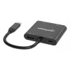 Multiport adaptér Manhattan 154321 USB Type-C na 2 HDMI USB-A Power Delivery 100 W