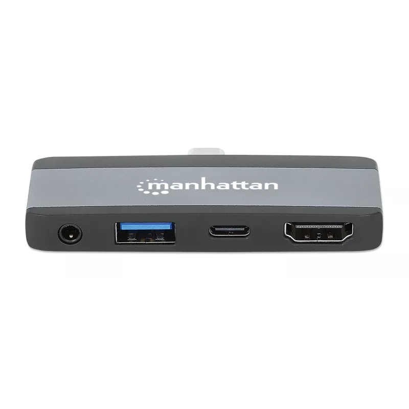 USB-C Travel Dock Manhattan 190404 4 porty HDMI USB-A USB-C 3,5 mm