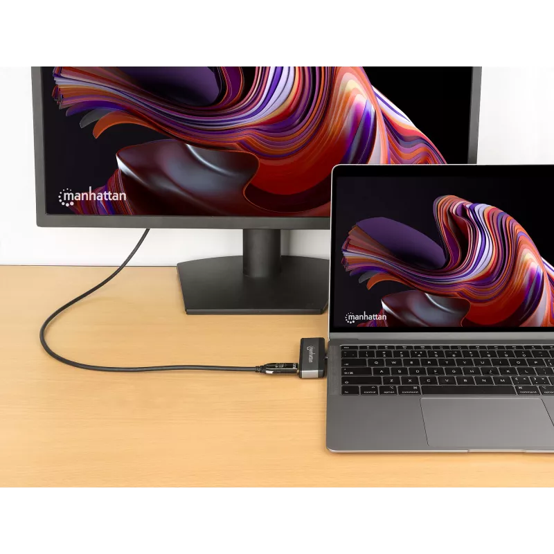 USB-C Travel Dock Manhattan 190404 4 porty HDMI USB-A USB-C 3,5 mm