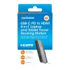 USB-C Travel Dock Manhattan 190404 4 porty HDMI USB-A USB-C 3,5 mm