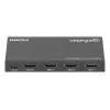 HDMI prepínač 3x1 MANHATTAN 18G automatický manuálny IR diaľkový ovládač čierny