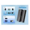 HDMI prepínač 3x1 MANHATTAN 18G automatický manuálny IR diaľkový ovládač čierny
