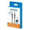 Kábel USB-C samec na USB-C samec Manhattan 2m USB4 Gen 3x2 8K 60Hz