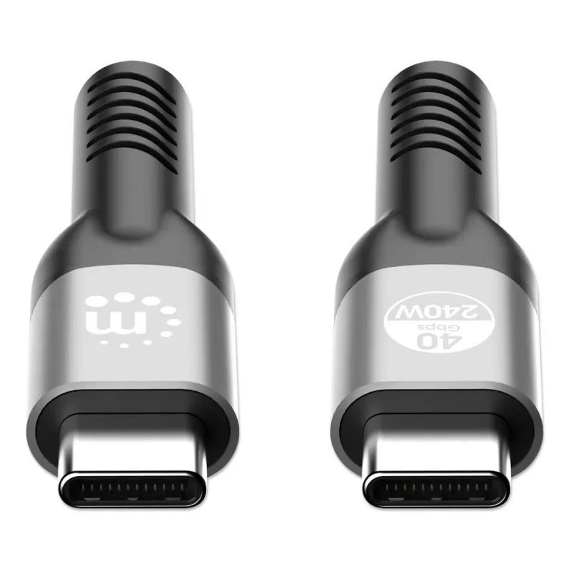 Kábel USB-C samec na USB-C samec Manhattan 2m USB4 Gen 3x2 8K 60Hz