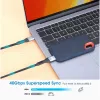 Kábel USB-C samec na USB-C samec Manhattan 2m USB4 Gen 3x2 8K 60Hz