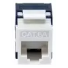 Equip 769227 Zásuvka Keystone Cat.6A, netienená, LSA bez náradia, biela, 8 ks