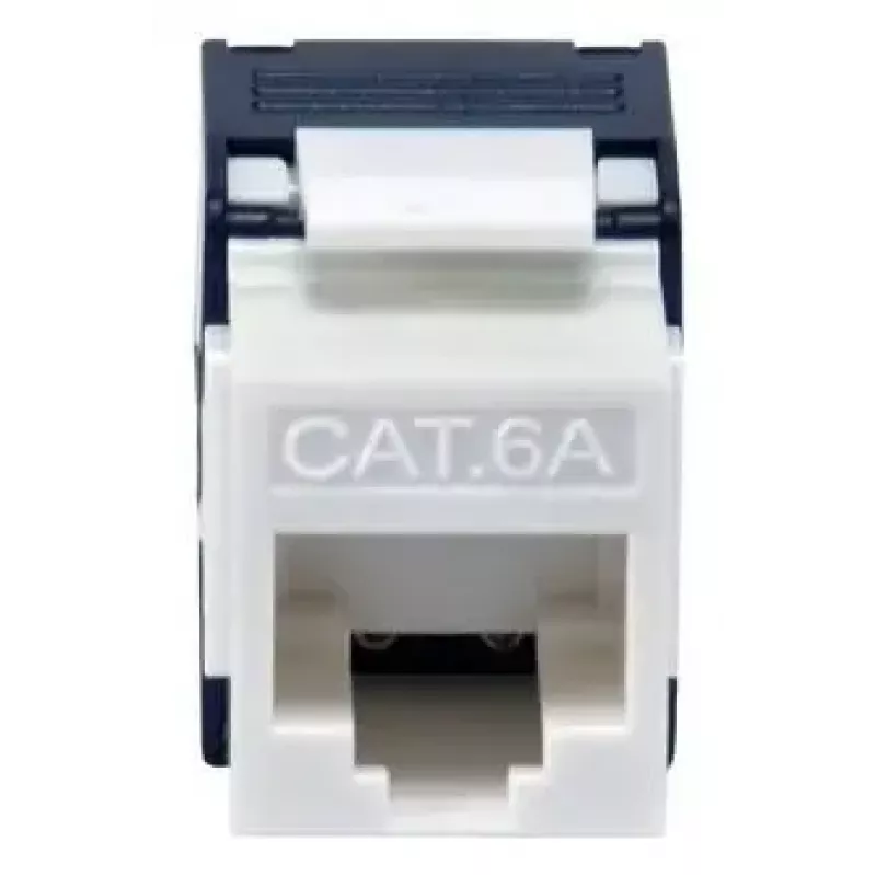 Equip 769227 Zásuvka Keystone Cat.6A, netienená, LSA bez náradia, biela, 8 ks