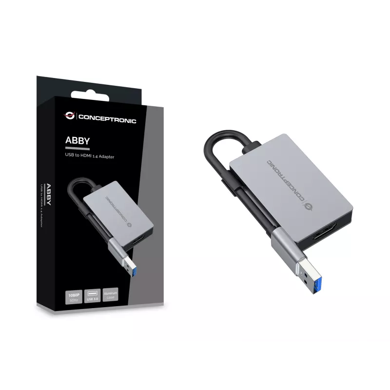 Conceptronic ABBY22G USB na HDMI 1.4 adaptér, 1080P 60 Hz