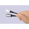 Manhattan USB-C na Gigabit sieťový Ethernet RJ45 kábel 2m čierny/strieborný