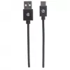 Manhattan USB-C na USB-A kábel, 1 m, samec na samca, čierny, 480 Mbit/s (USB 2.0), Hi-Speed USB, doživotná záruka, zodpovedá USB2AC1M
