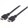 Manhattan 353922 Kábel Premium High Speed HDMI s Ethernetom, 4K@60Hz, CL3 do steny, samec–samec, 1 m, čierny