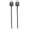 Manhattan HDMI kábel s Ethernetom (Ultra Thin), 4K@60Hz (Premium High Speed), 0,5 m, samec na samca, čierny, Ultra HD 4k x 2k, úplne tienený, pozlátené kontakty, doživotná záruka