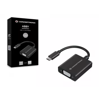 USB-C na VGA adaptér Conceptronic ABBY05B