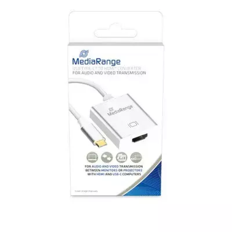 USB grafický adaptér MediaRange MRCS194 4096 x 3112 pixelov strieborný