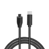LogiLink CU0196 USB kábel USB 2.0 0,5 m USB-C Micro-USB B čierny