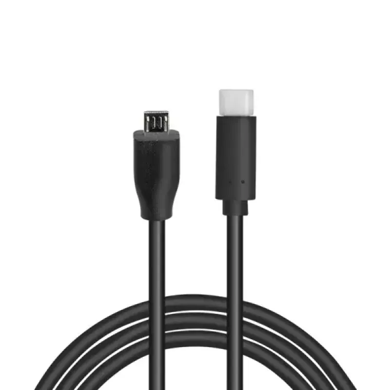 LogiLink CU0196 USB kábel USB 2.0 0,5 m USB-C Micro-USB B čierny