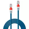 Sieťový kábel Lindy 45379 modrý 10 m Cat6a S/FTP (S-STP)