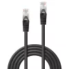 Sieťový kábel Lindy 48381 čierny 1 m Cat5e F/UTP (FTP)