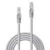 Lindy 48407 Cat5e U/UTP prepojovací kábel, 2 m, sivý, balenie 50 ks