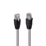 Sieťový kábel Lindy Cat.6A U/FTP LSZH, solid core, 60 m, sivý, RJ-45