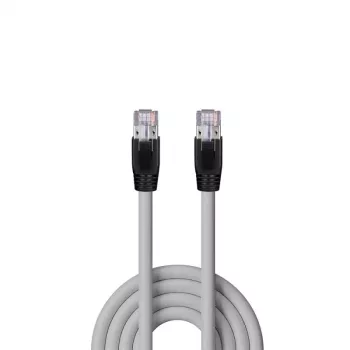 Sieťový kábel Lindy Cat.6A U/FTP LSZH, solid core, 60 m, sivý, RJ-45