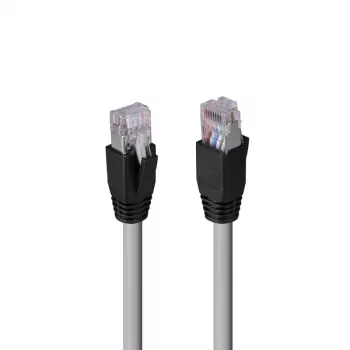 Sieťový kábel Lindy Cat.6A U/FTP LSZH Solid Core, 90 m, sivý, RJ-45 na RJ-45
