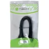 Techly USB 2.0 kábel A konektor samec / Mini B konektor samec 90° 1,8 m čierny ICOC MUSB-AA-018ANG
