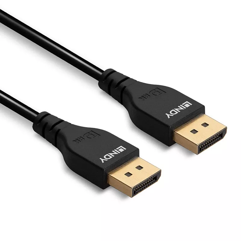 Lindy 0,5 m schlank DisplayPort 1.4 kábel