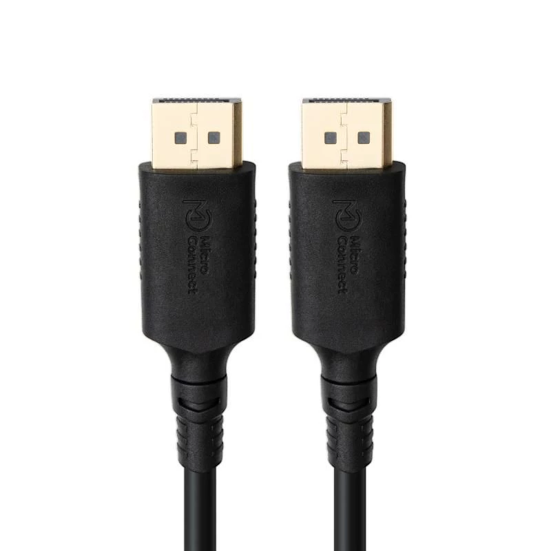 DisplayPort kábel MicroConnect MC-DP-MMG-100LSZH 4K 1.2, 1,0 m, Low Smoke Zero Halogen