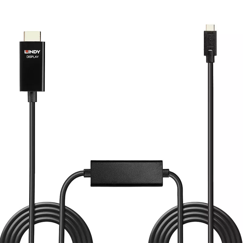 Lindy 5m USB Type-C na HDMI 4K60 adaptérový kábel s HDR