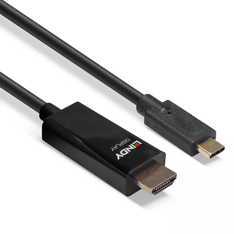 Lindy 5m USB Type-C na HDMI 4K60 adaptérový kábel s HDR