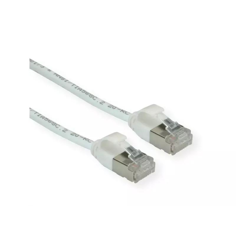 Sieťový kábel ROLINE 21.15.1699 0,3 m Cat6a U/FTP RJ-45 biely