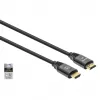 HDMI kábel Manhattan 8K@60Hz 1m pletený samec na samca čierny