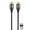 HDMI kábel Manhattan 8K@60Hz 1m pletený samec na samca čierny