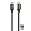 HDMI kábel s Ethernetom Manhattan 8K@60Hz 2m pletený samec na samca čierny