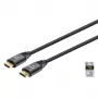 HDMI kábel Manhattan 8K 60Hz 3m samec na samca čierny