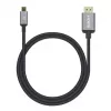 Manhattan USB-C na HDMI kábel, 4K@60Hz, 1m, čierny, samec na samca, trojročná záruka, zodpovedá CDP2HD2MBNL