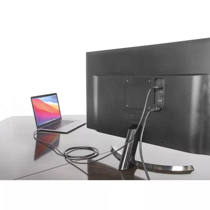 Manhattan USB-C na HDMI kábel, 4K@60Hz, 1m, čierny, samec na samca, trojročná záruka, zodpovedá CDP2HD2MBNL