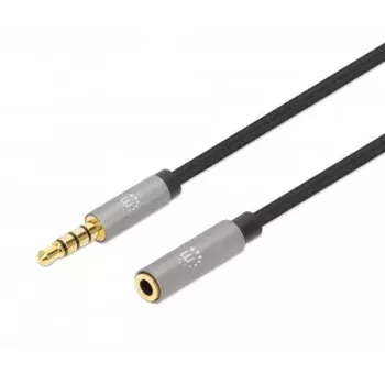 Audio predlžovací kábel Manhattan 3,5mm 3m samec/samica