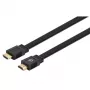 Manhattan HDMI kábel s Ethernetom (plochý), 4K@60Hz (Premium High Speed), 10 m, samec na samca, čierny, Ultra HD 4K x 2K, plne tienený, pozlátené kontakty, doživotná záruka