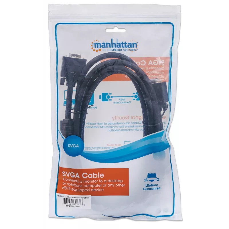 VGA monitor kábel Manhattan 317733