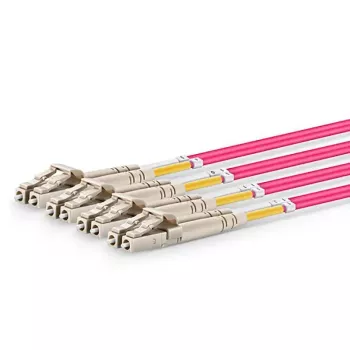 Lanview LVO230501-MTP InfiniBand optický kábel 1 m fialový