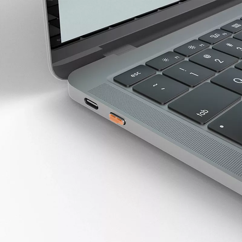 USB-C blokátor portov Lindy, 4 ks, oranžová