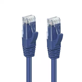 Sieťový kábel Microconnect CAT6A UTP RJ-45 0,15 m modrý
