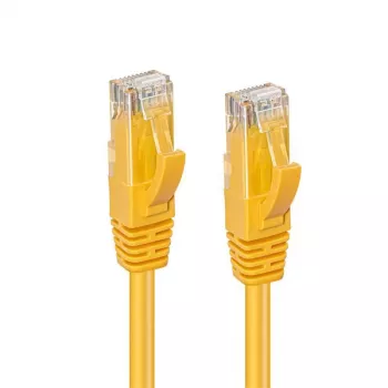 Sieťový kábel Microconnect CAT6A UTP RJ-45 0,3 m žltý