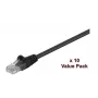 Microconnect V-UTP507SVP sieťový kábel čierny 7 m Cat5e U/UTP (UTP)