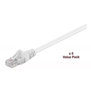 Microconnect V-UTP515WVP sieťový kábel biely 15 m Cat5e U/UTP (UTP)