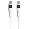 Techly ICOC-MUSB20-C60W1 USB kábel USB 2.0 1 m USB-C biely